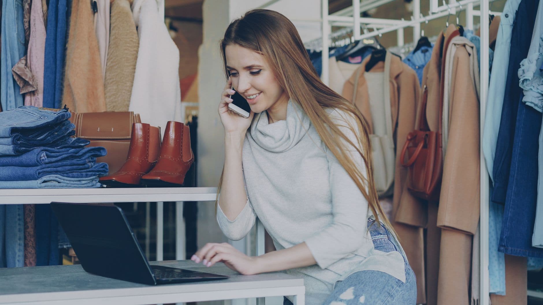 Smartphone displaying an AI shopping assistant interface with ecommerce product results