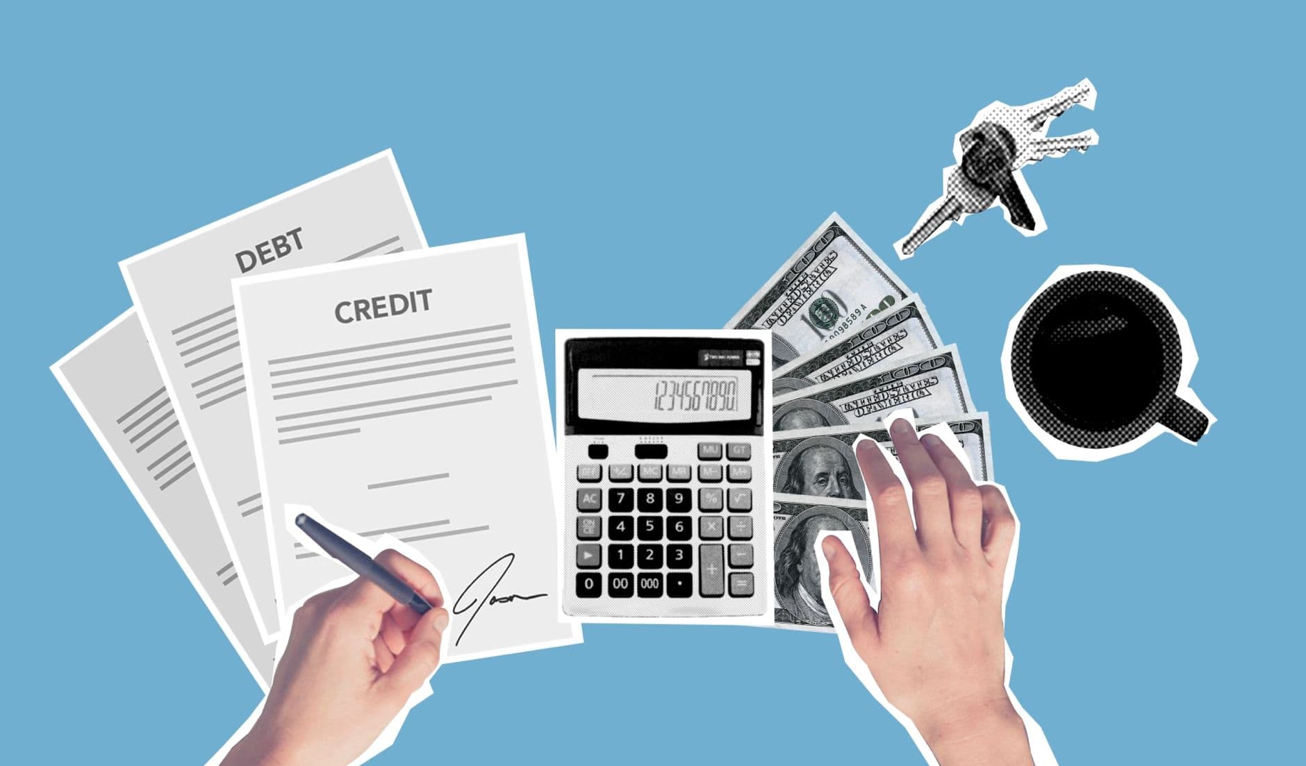A student loan document and calculator on a desk representing federal loan repayment decisions